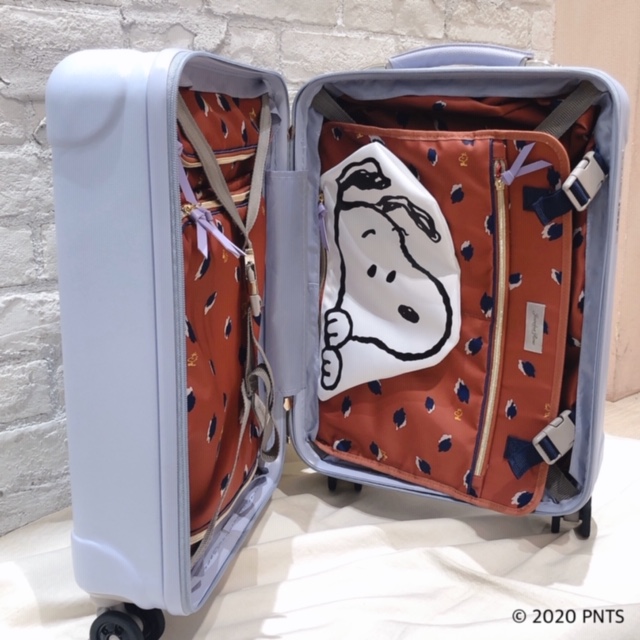 新品 Jewelna Rose スヌーピー ピーナッツ スーツケース 64L 旅行用バッグ/キャリーバッグ 【美品】